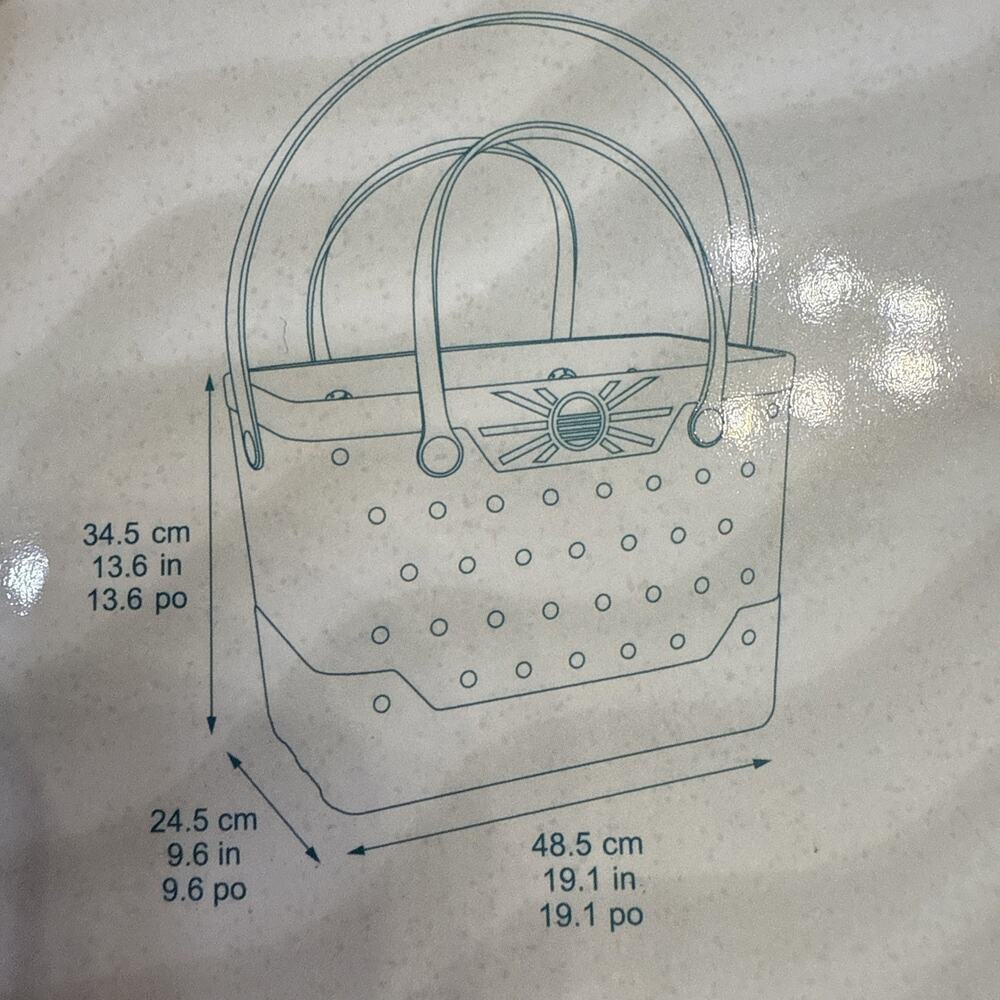 Beachcomber Bag Coral Pink NWT 13.6” X 9.6” X 19.1” - Picture 6 of 7